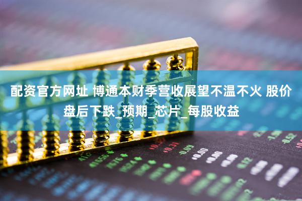 配资官方网址 博通本财季营收展望不温不火 股价盘后下跌_预期_芯片_每股收益